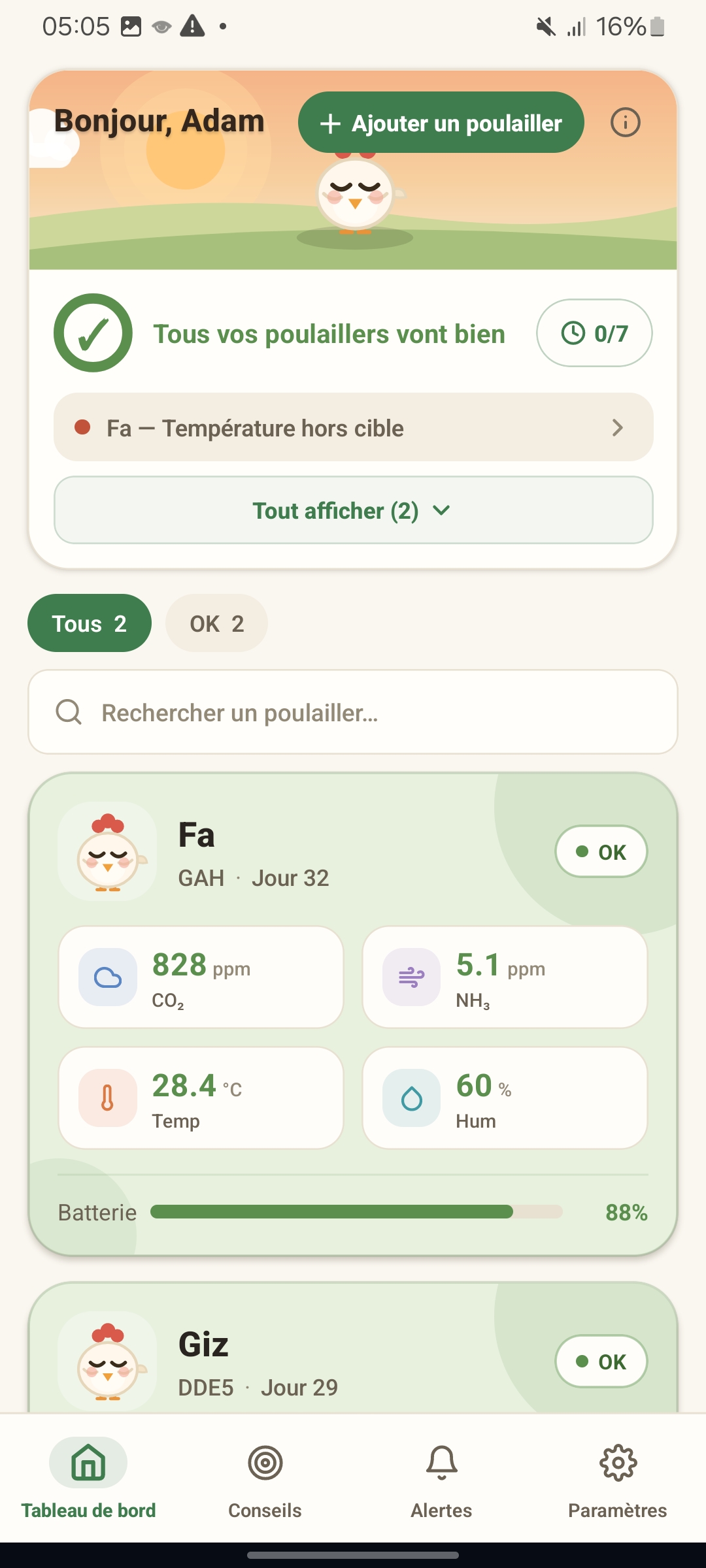 Application Filaha Flock
